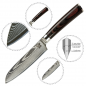 Preview: Zeuß Santoku Damastmesser Küchenmesser LH Lifestyle Kochmesser